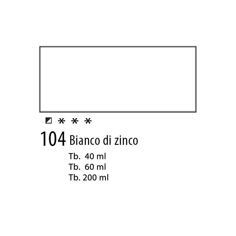 104 - Talens Olio Van Gogh Bianco di zinco