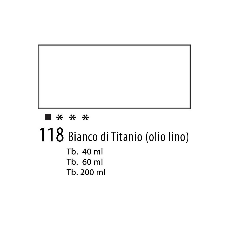 118 - Talens Olio Van Gogh Bianco di titanio al lino