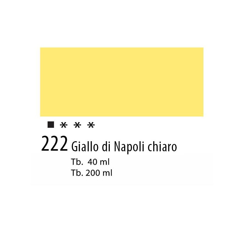 222 - Talens Olio Van Gogh Giallo di Napoli chiaro