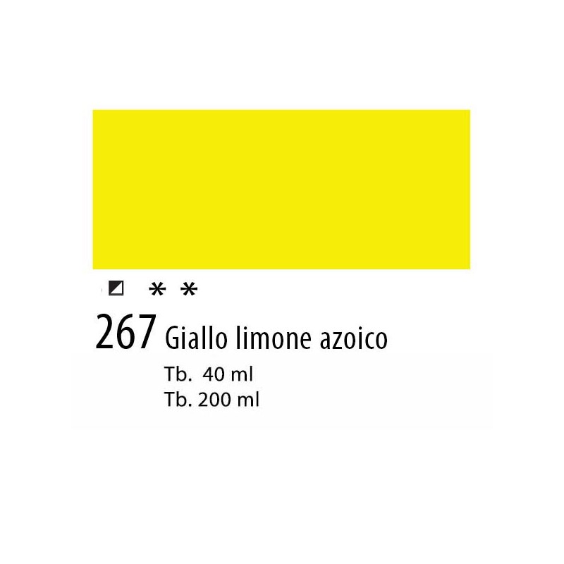 267 - Talens Olio Van Gogh Giallo limone azoico