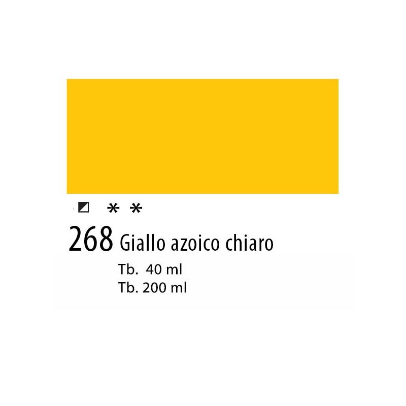 268 - Talens Olio Van Gogh Giallo azoico chiaro