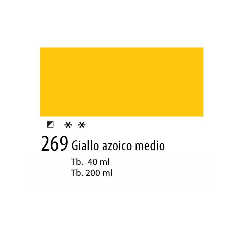 269 - Talens Olio Van Gogh Giallo azoico medio