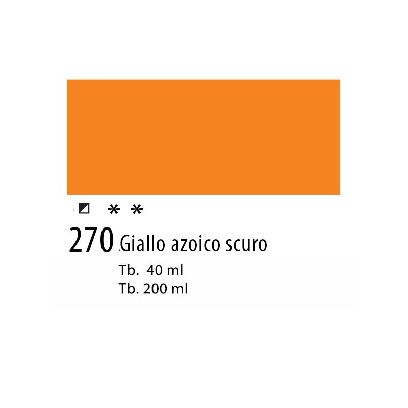270 - Talens Olio Van Gogh Giallo azoico scuro
