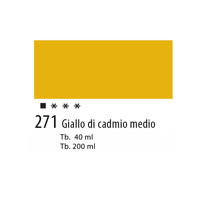 271 - Talens Olio Van Gogh Giallo di cadmio medio