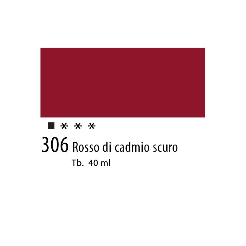 306 - Talens Olio Van Gogh Rosso di cadmio scuro