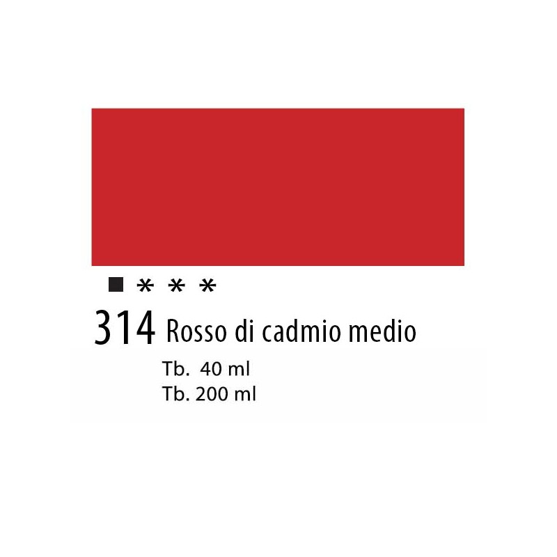 314 - Talens Olio Van Gogh Rosso di cadmio medio