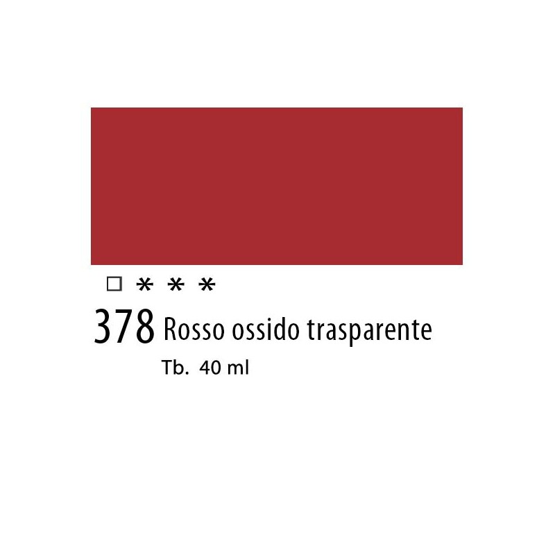 378 - Talens Olio Van Gogh Rosso ossido trasparente