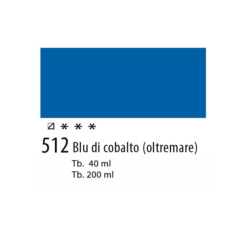 512 - Talens Olio Van Gogh Blu di cobalto oltremare