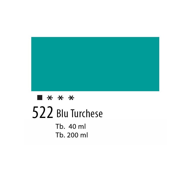 522 - Talens Olio Van Gogh Blu turchese