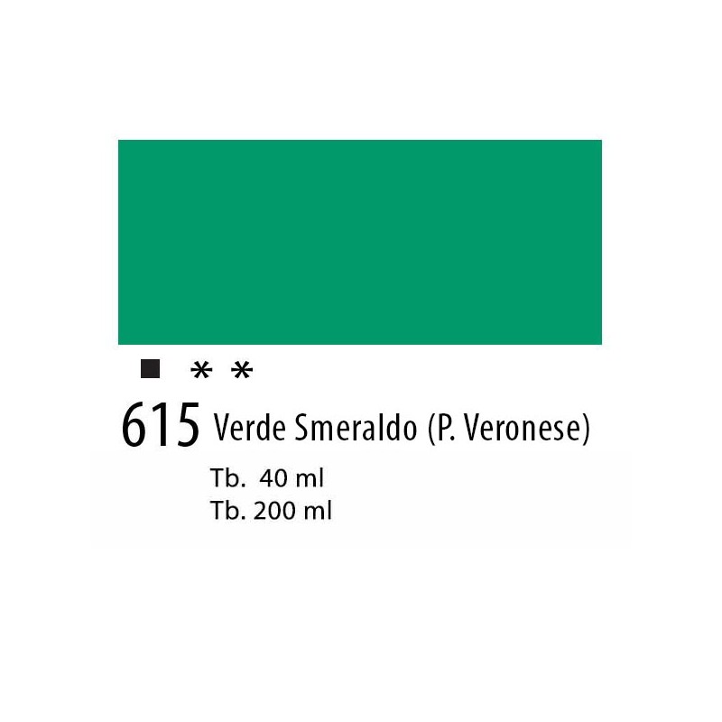 615 - Talens Olio Van Gogh Verde smeraldo Paolo Veronese