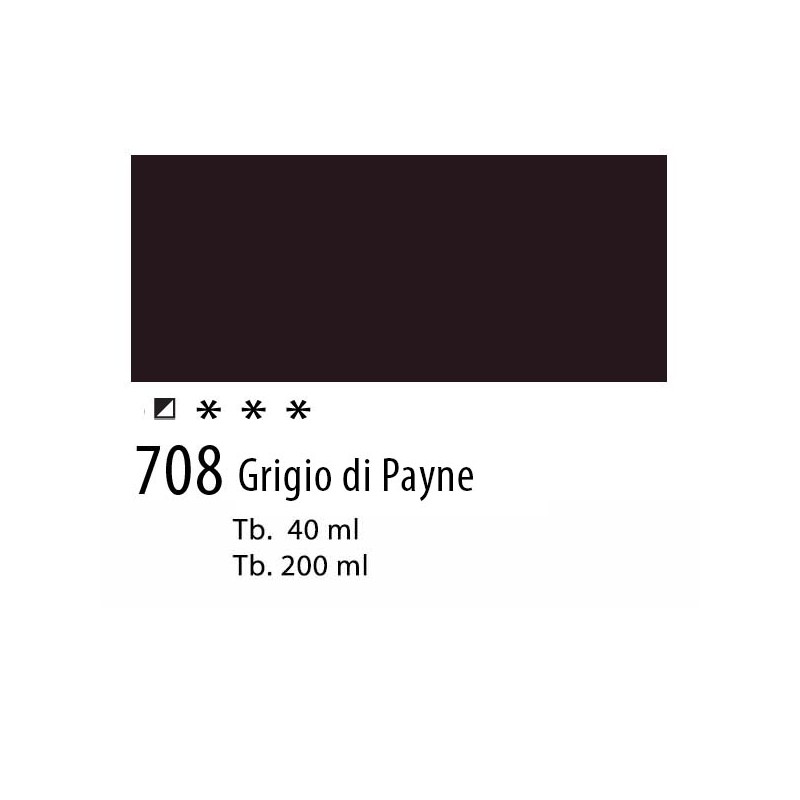 708 - Talens Olio Van Gogh Grigio di Payne