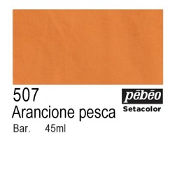 507 - Pebeo Setacolor Opaco Arancione Pesca