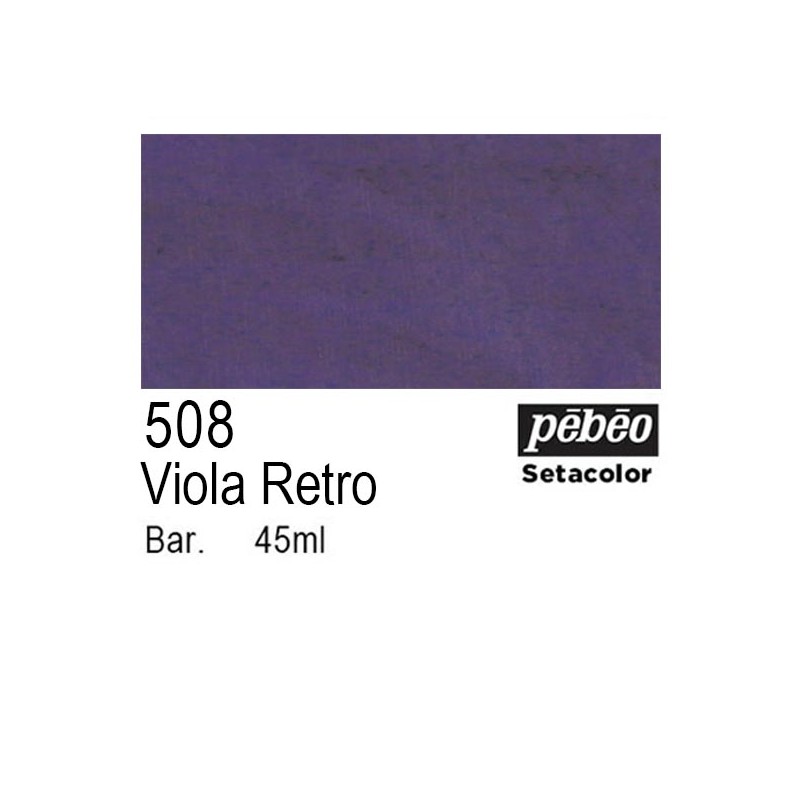 508 - Pebeo Setacolor Opaco Viola Retro
