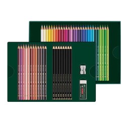 Faber-Castell Pitt Graphite Matt & Polychromos Set 50 pezzi dettaglio