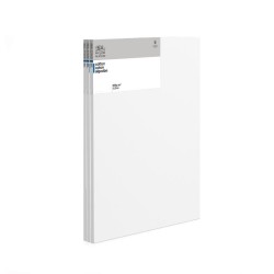 CM.60X60 - Set 3 Telai telati Winsor & Newton 100% cotone 350 gr/mq, spillatura sul retro, spessore normale