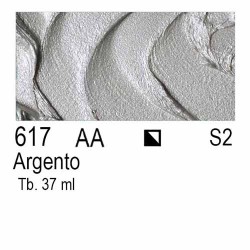 617 - Winsor & Newton Olio Winton Argento