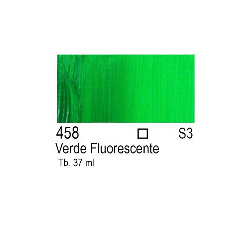 458 - Winsor & Newton Olio Winton Verde Fluorescente