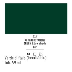 317 - Liquitex Heavy Body Verde di ftalo (tonalita blu)