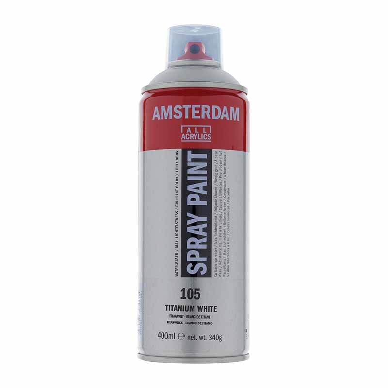 105 - Talens Amsterdam Spray Paint Bianco di Titanio