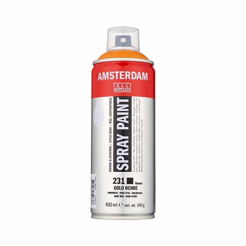 231 - Talens Amsterdam Spray Paint Ocra Oro