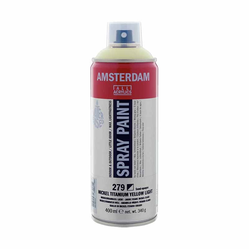 279 - Talens Amsterdam Spray Paint Giallo di Nichel Titanio Chiaro