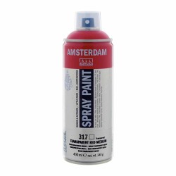 317 - Talens Amsterdam Spray Paint Rosso Transparente Medio