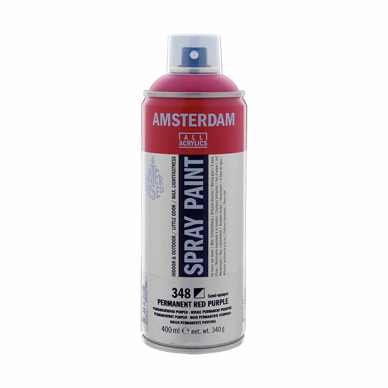 348 - Talens Amsterdam Spray Paint Rosso Permanente Violetto