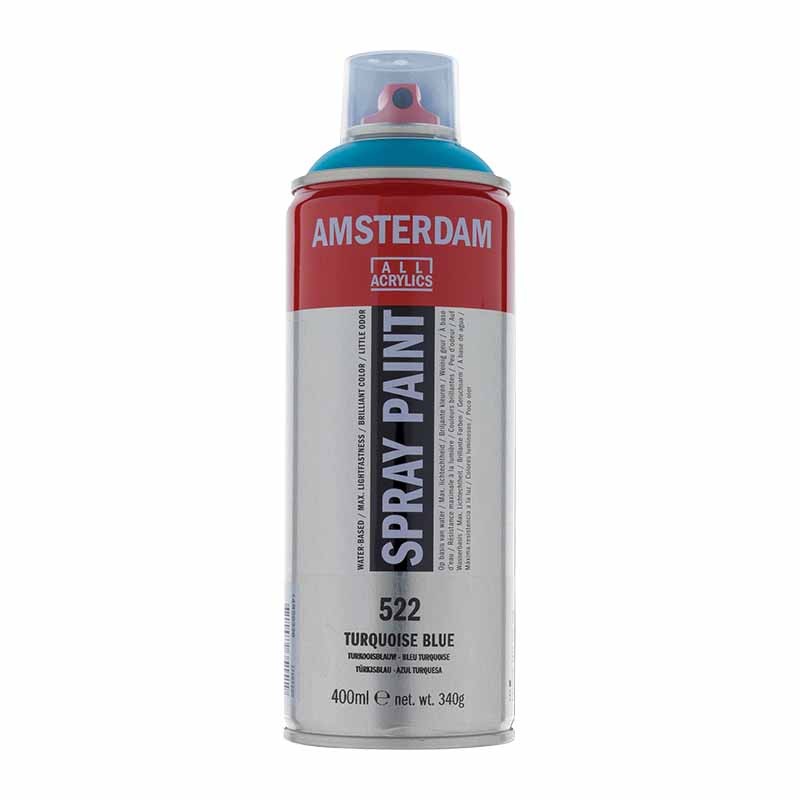522 - Talens Amsterdam Spray Paint Blu Turchese