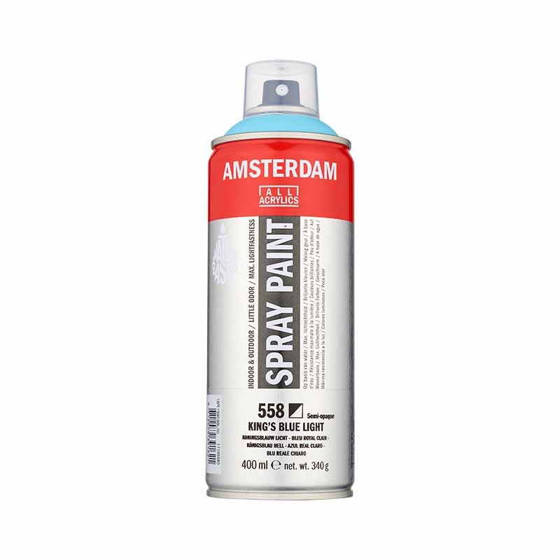 558 - Talens Amsterdam Spray Paint Blu Reale Chiaro