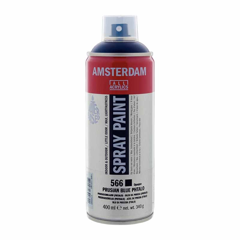 566 - Talens Amsterdam Spray Paint Blu Di Prussia