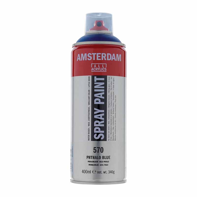 570 - Talens Amsterdam Spray Paint Blu Ftalo