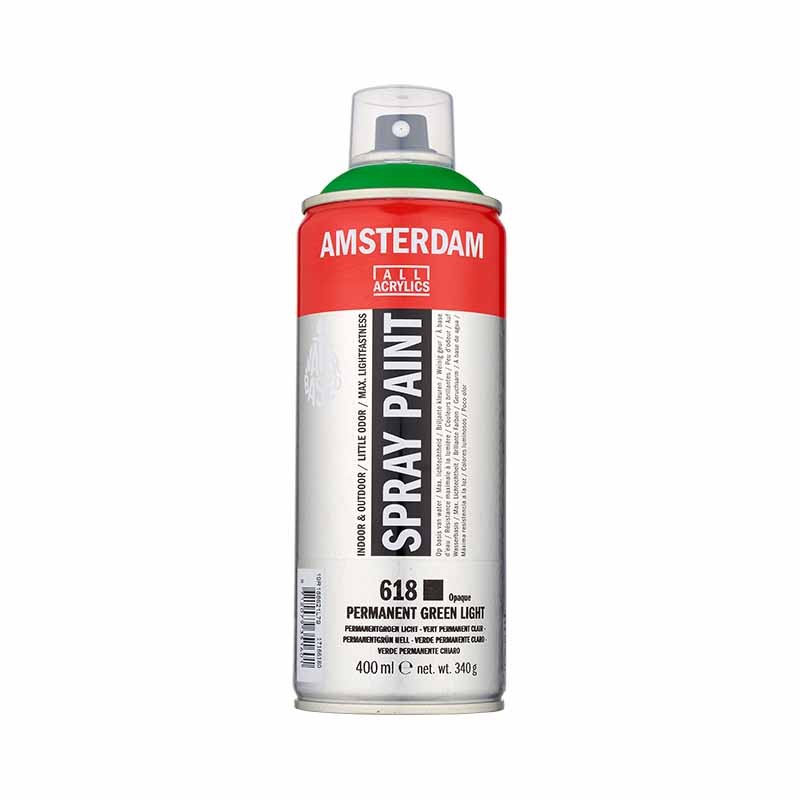 618 - Talens Amsterdam Spray Paint Verde Permanente Chiaro