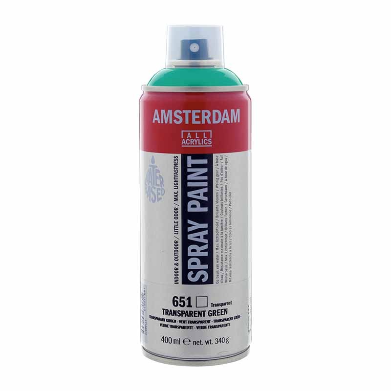 651 - Talens Amsterdam Spray Paint Verde Trasparente