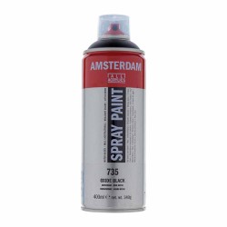 735 - Talens Amsterdam Spray Paint Nero Ossido
