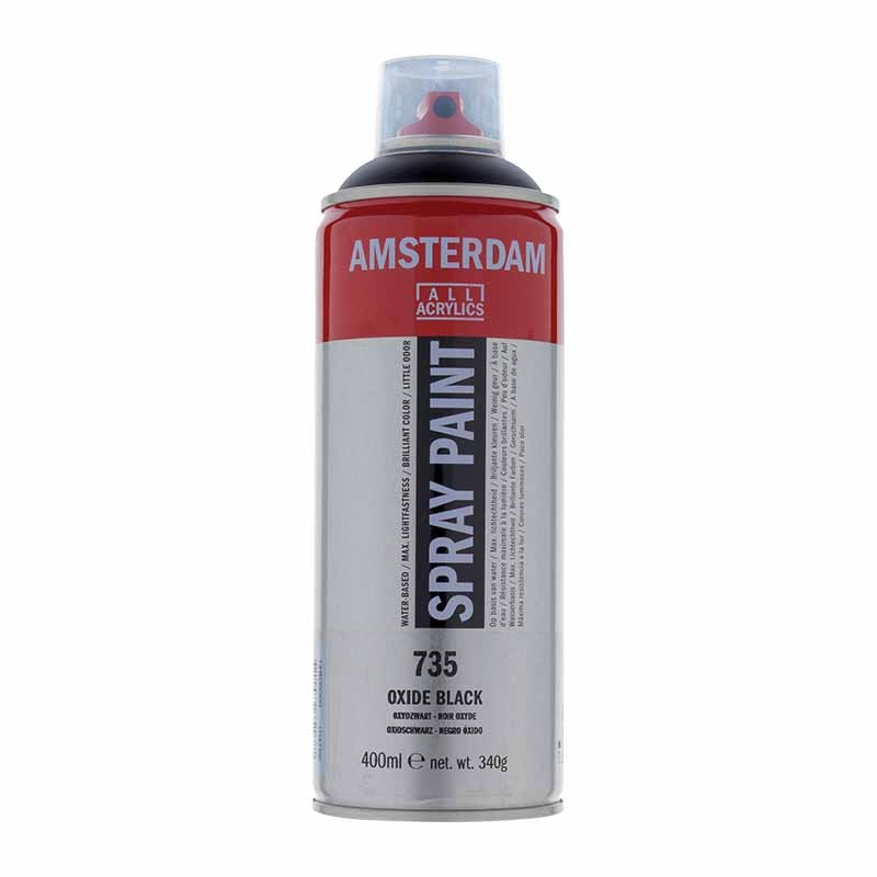 735 - Talens Amsterdam Spray Paint Nero Ossido