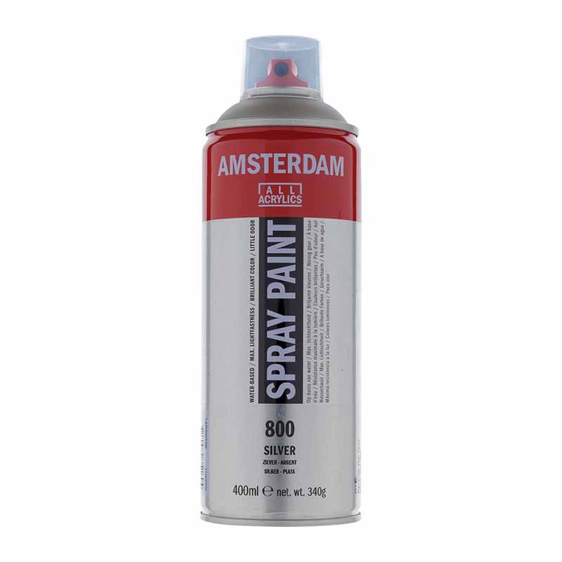 800 - Talens Amsterdam Spray Paint Argento