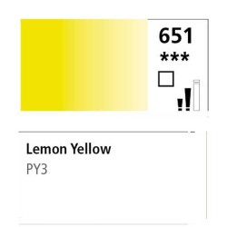 651 - Daler Rowney Olio Georgian Giallo Limone
