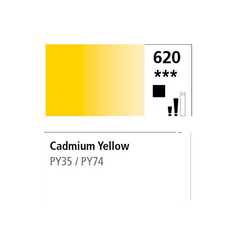620 - Daler Rowney Olio Georgian Giallo di Cadmio