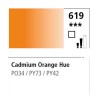 619 - Daler Rowney Olio Georgian Arancio di Cadmio Imitazione