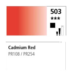 503 - Daler Rowney Olio Georgian Rosso di Cadmio