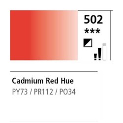 502 - Daler Rowney Olio Georgian Rosso di Cadmio Imitazione