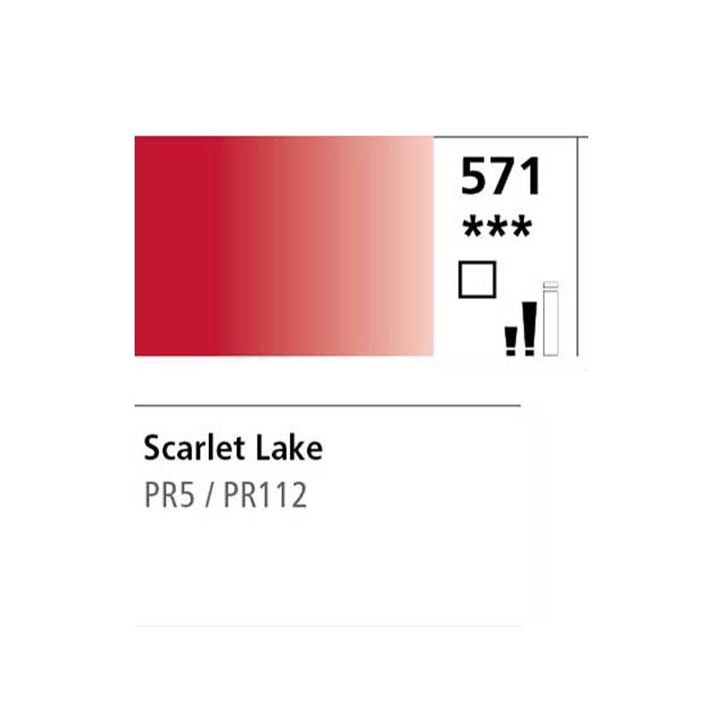 571 - Daler Rowney Olio Georgian Lacca Scarlatta