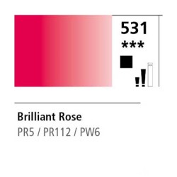 531 - Daler Rowney Olio Georgian Rosa Brillante