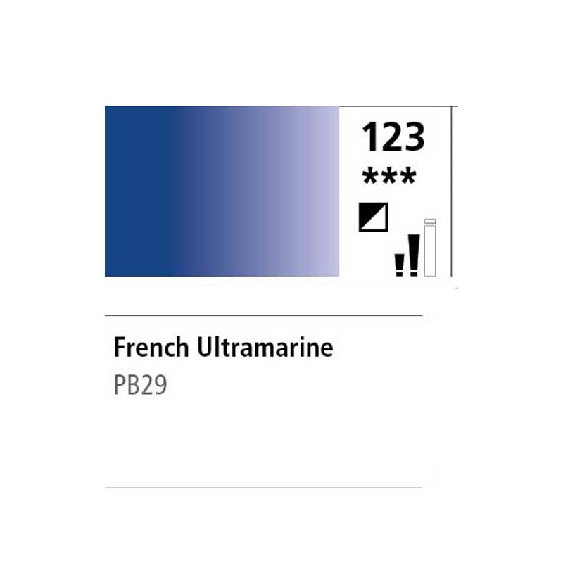 123 - Daler Rowney Olio Georgian Blu Oltremare Francese