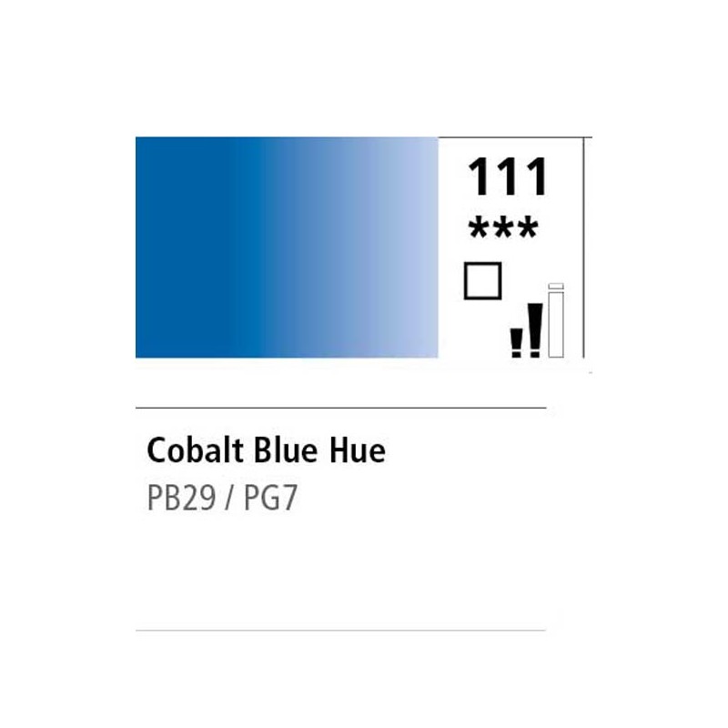 111 - Daler Rowney Olio Georgian Blu Cobalto Imitazione