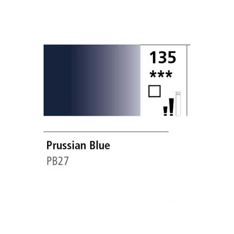 135 - Daler Rowney Olio Georgian Blu di Prussia
