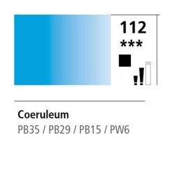 112 - Daler Rowney Olio Georgian Blu Ceruleo