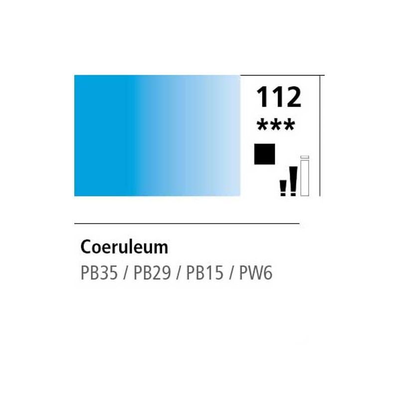112 - Daler Rowney Olio Georgian Blu Ceruleo