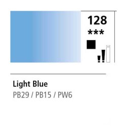 128 - Daler Rowney Olio Georgian Azzurro