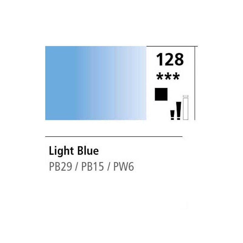 128 - Daler Rowney Olio Georgian Azzurro